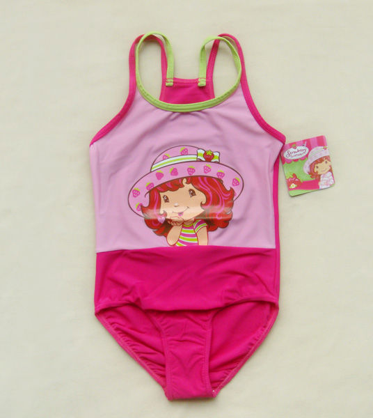 Strawberry Shortcake Girls Baby Swimsuit Swimwear Tankini Bathers