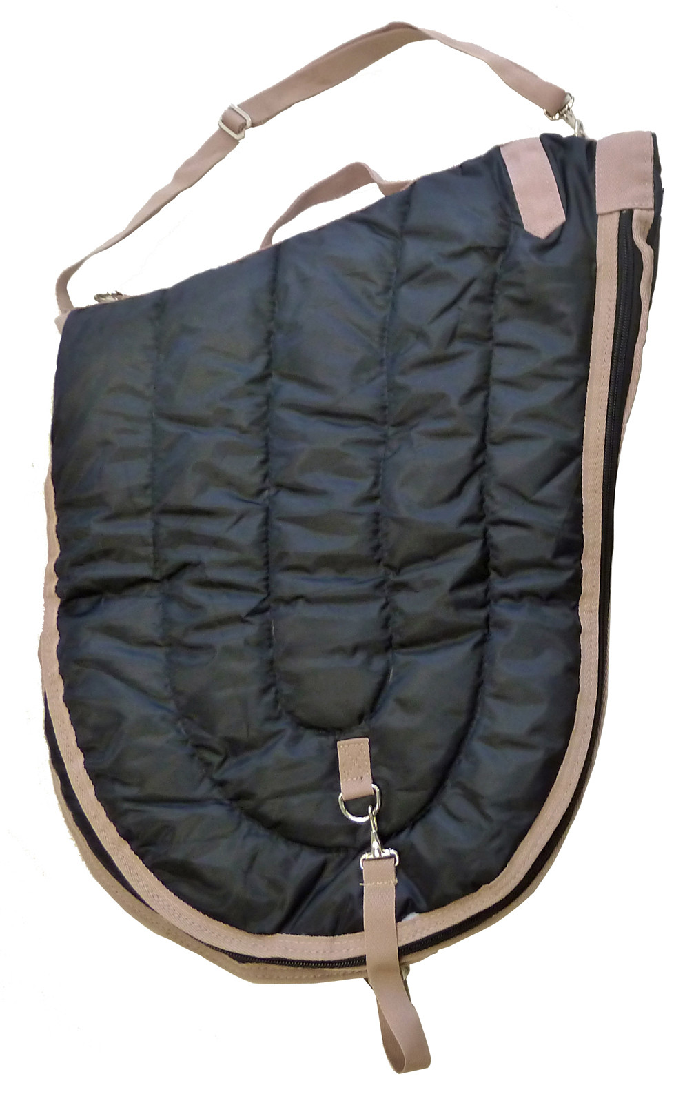 English Horse Saddle Carrier Travel Case Bag All Purpose Saddle Quilted