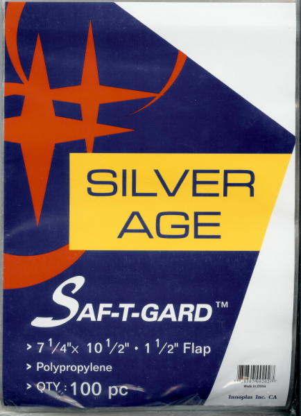 200 ct Comic Book Silver Age Bags and Silver Age Boards