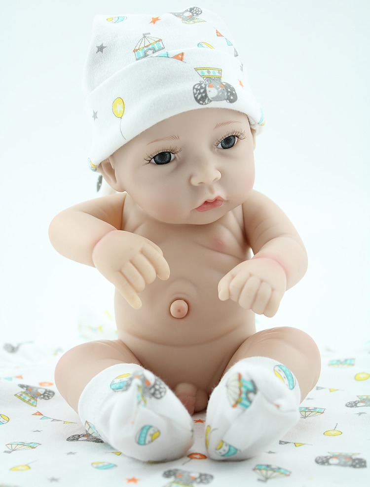 11" Preemie Silicone Reborn Baby Dolls Wash Babys Twins ...