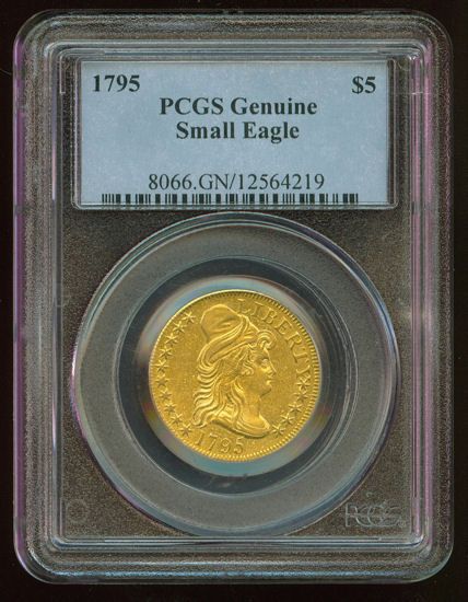 1795 $5 Capped Bust Small Eagle Gold~High End AU~