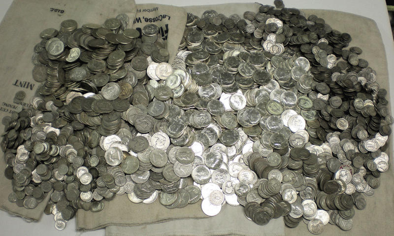$1000 Face Bag Of 90% Silver US Coins~Pre 1965