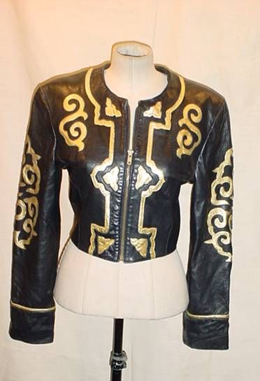 Vintage 80s HOBAN North Beach LEATHER JACKET 8