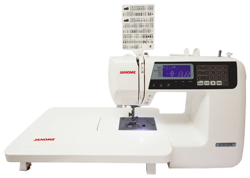 Janome 4120QDC Sewing Machine + Presser Feet Set Walking Foot Quilting