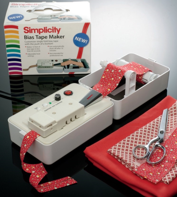 Simplicity Bias Tape Maker Binding Machine x10 Tips Double Single Fold