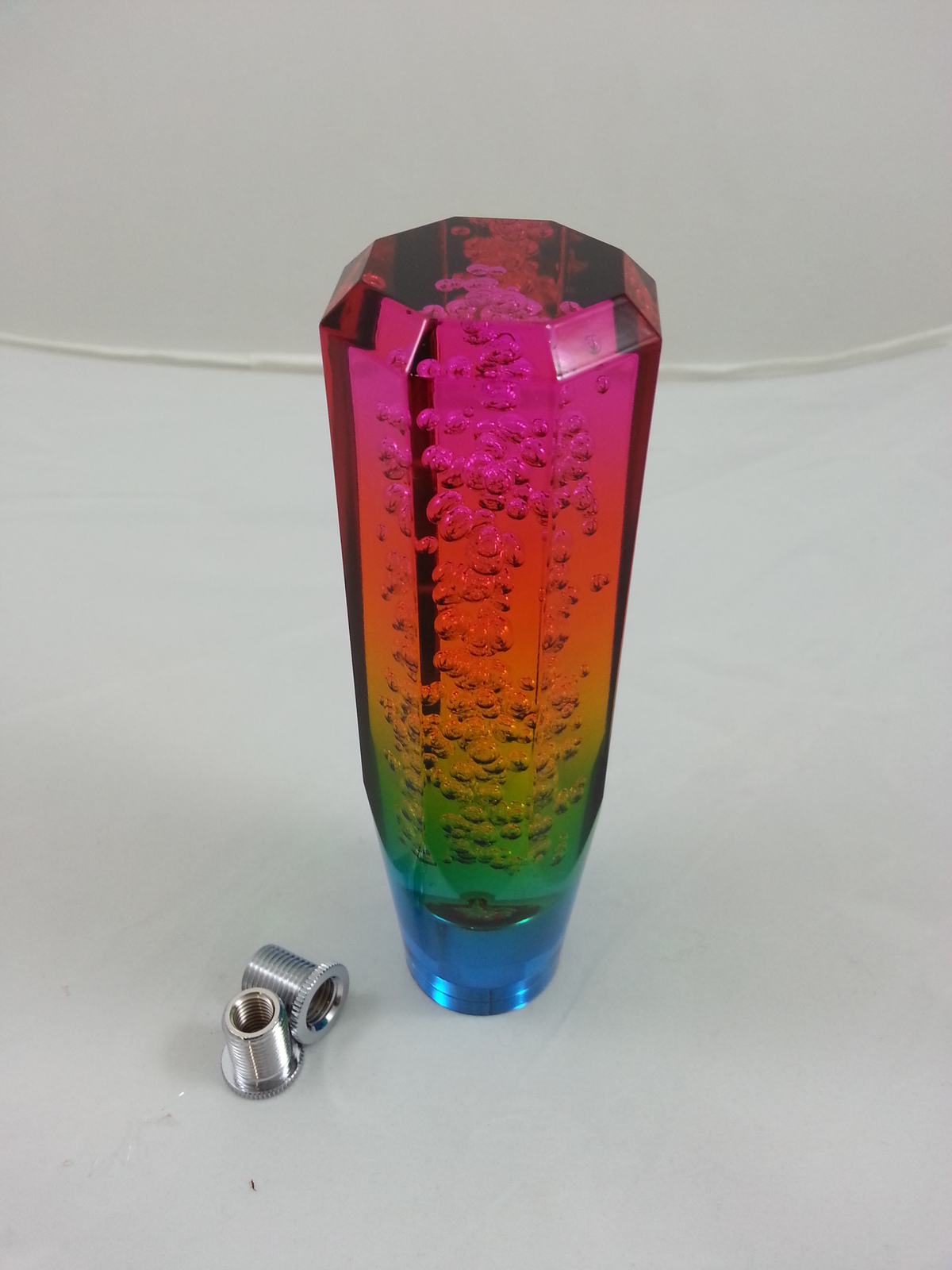 SRR CRYSTAL BUBBLE JDM VIP SHIFT KNOB 150MM RAINBOW FOR HONDA FOR ACURA