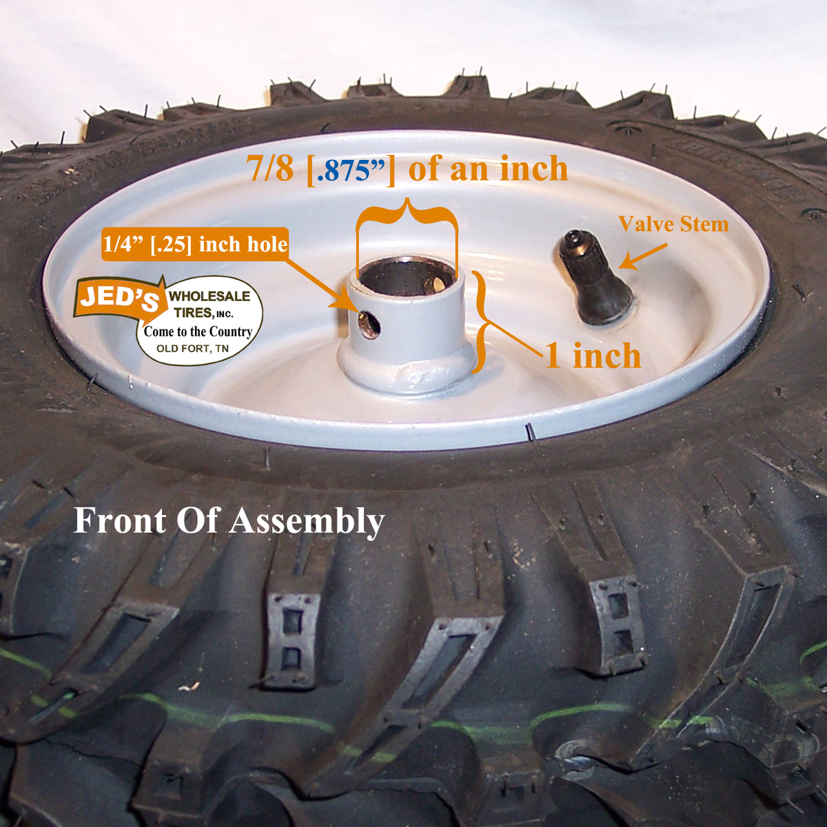 4.106 4106 Tiller Snow Blower Thrower TIRE RIM WHEEL ASSEMBLY Sears