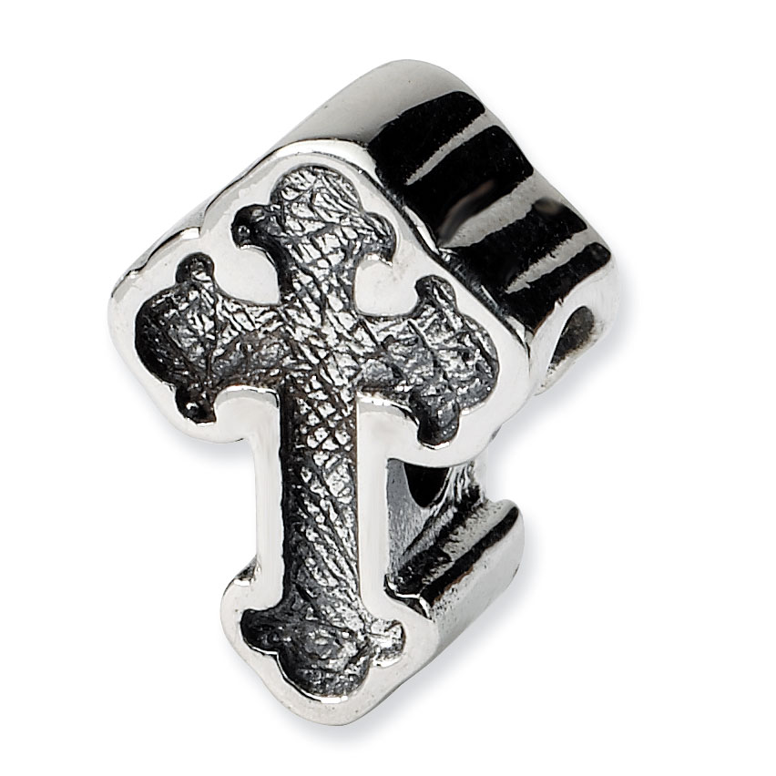 39.00. 925 Sterling Silver Cross BeadBead measures 10mm wide by 14mm in diameter at the widest point.