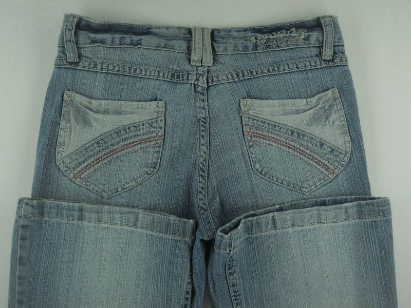 Mudd Jeans Stretch Flare Denim Womens Pant Sz 1 3 28/30