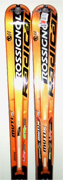 NEW 2008 ROSSIGNOL R11 RADICAL MUTIX SKIS/BINDINGS 175