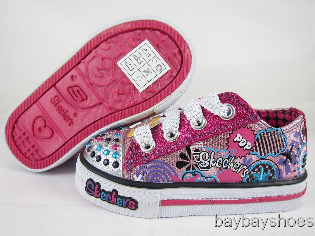 SKECHERS TWINKLE TOES LIGHT UP PINK/SILVER/PURPLE/BLUE/WHITE TODDLER ... SKECHERS TWINKLE TOES LIGHT UP PINK/SILVER/PURPLE/BLUE/WHITE TODDLER ...