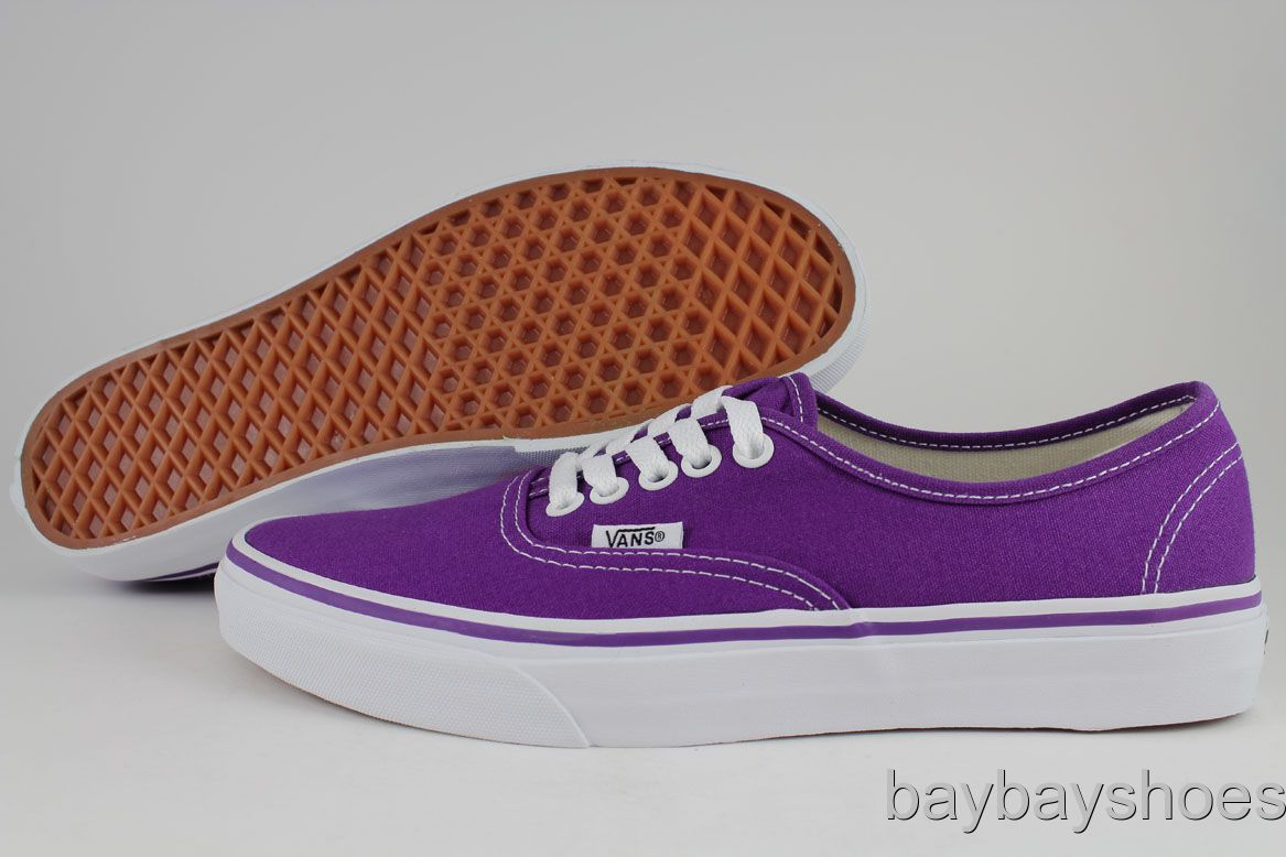 VANS AUTHENTIC PURPLE IRIS/TRUE WHITE/GUM CLASSIC SKATE WOMENS ALL