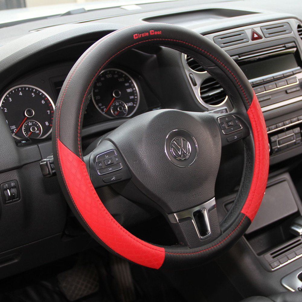 58011-14 Acura Steering Wheel Overlay Cover Red/Yellow/Orange/White Pvc Leather - Bild 3 von 32
