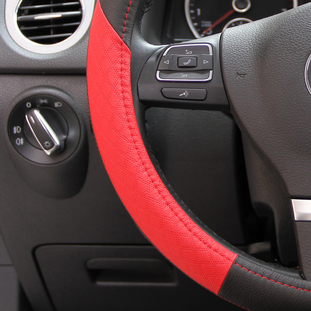 58011-14 Acura Steering Wheel Overlay Cover Red/Yellow/Orange/White Pvc Leather - Bild 6 von 32