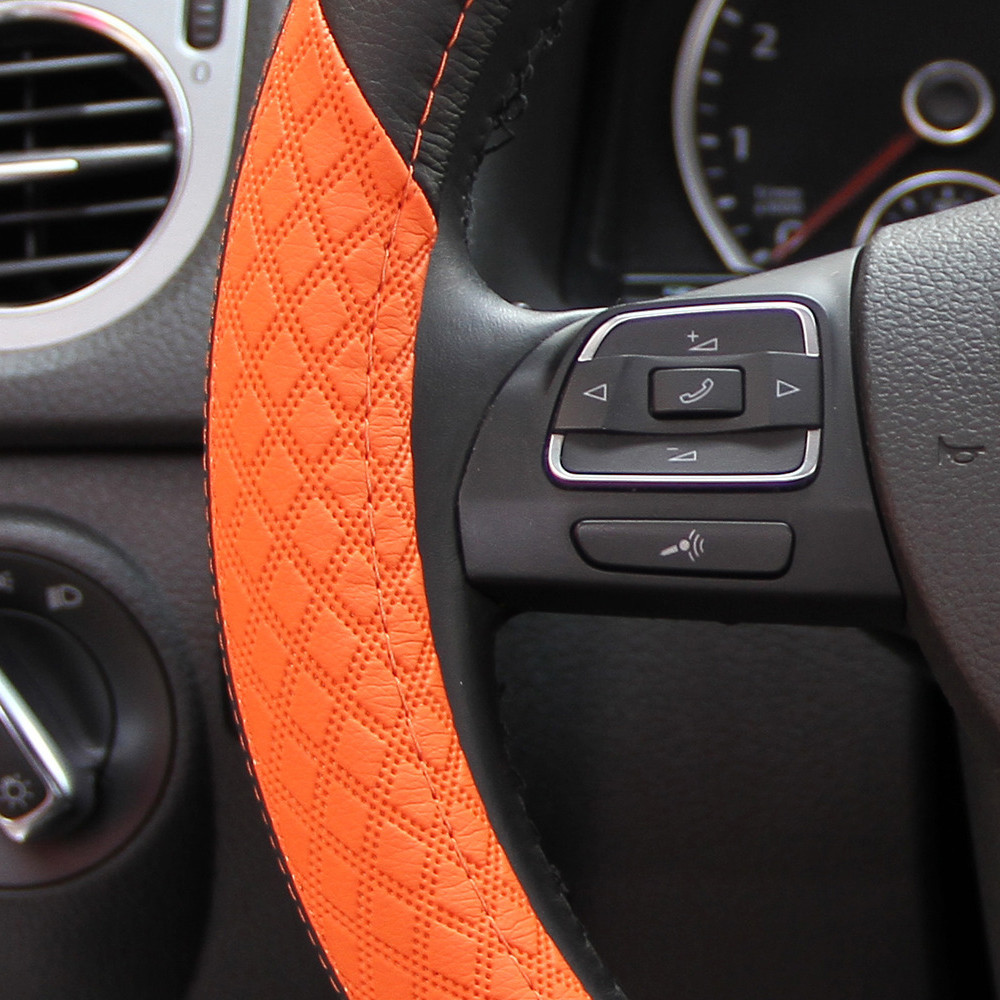 58011-14 Acura Steering Wheel Overlay Cover Red/Yellow/Orange/White Pvc Leather - Bild 22 von 32