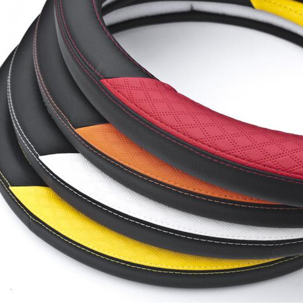 58011-14 Acura Steering Wheel Overlay Cover Red/Yellow/Orange/White Pvc Leather - Bild 24 von 32