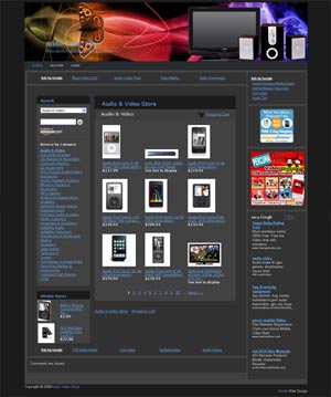 how to auto start youtube video Established Audio Video Store Business Website For Sale pic
