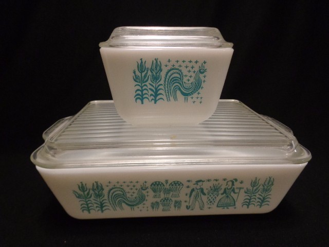 1906 NORTHWOOD BLUE OPALESCENT  BOWL-SPOKES & WHEELS