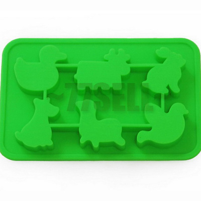 Cute animal chocolate mold candy maker dog tortoise pigeons rabbit cow duck