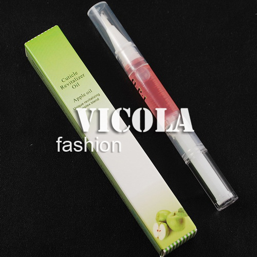 Apple-Flavor-Cuticle-Revitalizer-Oil-Pen-Nail-Art-Tips-Manicure-Soften-Tool