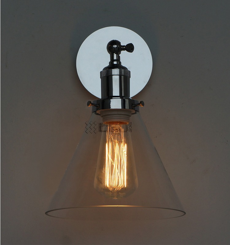 Industrial Chrome Wall Lamp Retro Wall Light Rustic Wall Sconce Vintage Light eBay