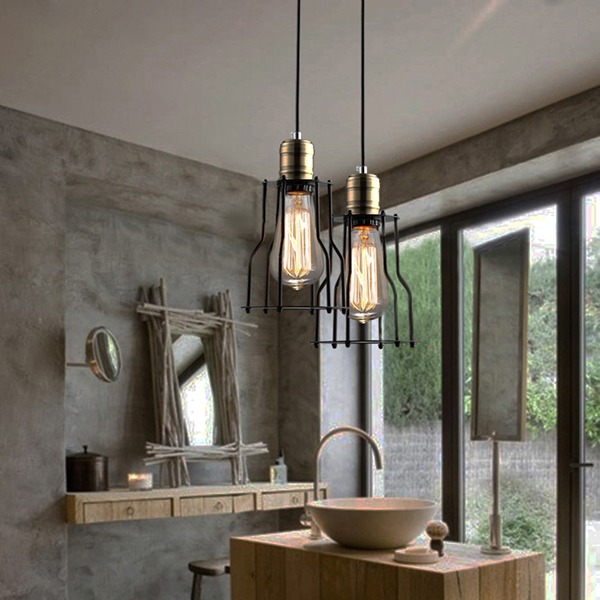 10 X Beleuchtung - Industrie Edison Kronleuchter Pendelleuchte Retro