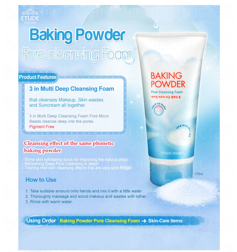 [Etude House] Baking Powder Pore Cleansing Foam twofacemall