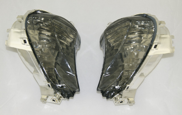 Front Turn Signals Lens Smoke Fit 2008-2013 2009 2010 SUZUKI Hayabusa GSXR 1300