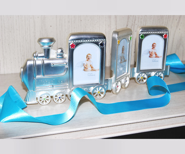 PERSONALIZED Baby Train Photo Picture Frame Engraved