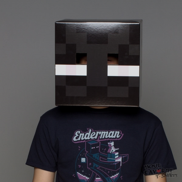 Minecraft 12" Enderman Head Mask Costume Gamer Licensed | eBay
