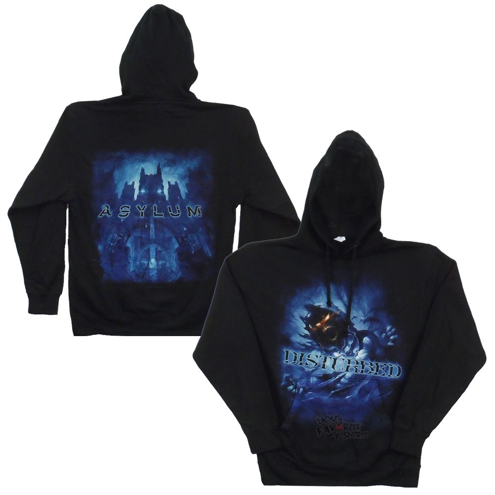 Disturbed Blue Fade Licensed Adult Hoodie s XXL | eBay