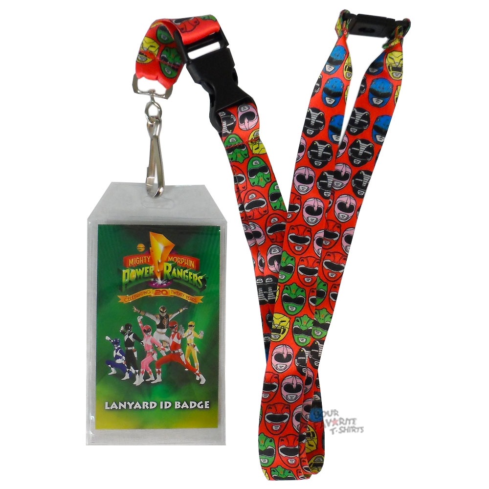 Power Rangers Group Licensed Lanyard Neck Strap ID Holder eBay
