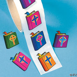 300 Bible Roll Stickers Christian Religious Supplies
