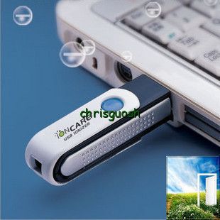 New USB Ionic Fresh Ozone Air Purifier For PC Laptop