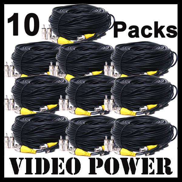 10x 50 power video cable CCTV color CCD camera DVR 1QD
