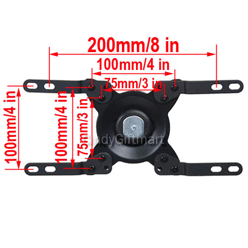 4x Universal TV Mount Adapter VESA 75/100 to 200mm/200x100mm Extender