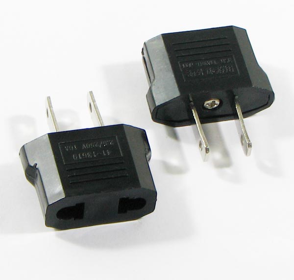 Lot 2 AC Power Plug Adapter for AU EUR Travel US USA