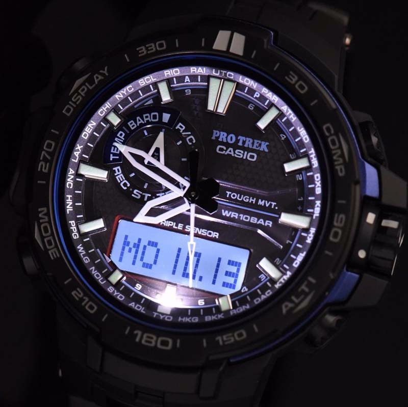 casio protrek compass multiband6 solar titanium band casio protrek compass multiband6 solar titanium band