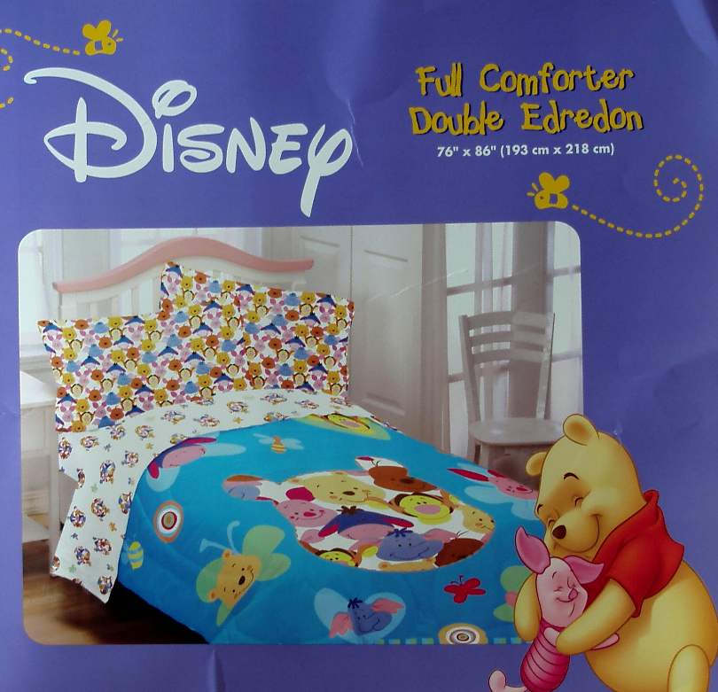 .WINNIE THE POOH FULL SIZE COMFORTER BEDDING NEW!