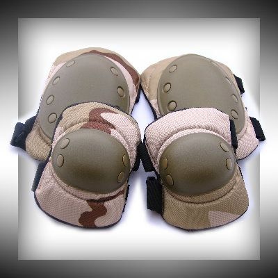 Tactical Bike Skateboard Knee & Elbow Pads Camo