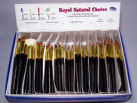 ROYAL LANGNICKEL- NATURAL SABLE ARTIST PAINT BRUSHES