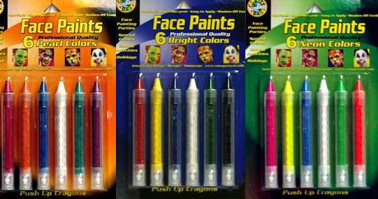 Set of 3 - Crafty Dab Face Paint - Fun & Safe for Kids