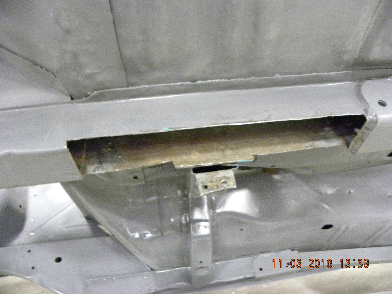 Dented Frame Rail repair pictures Vintage Mustang Forums