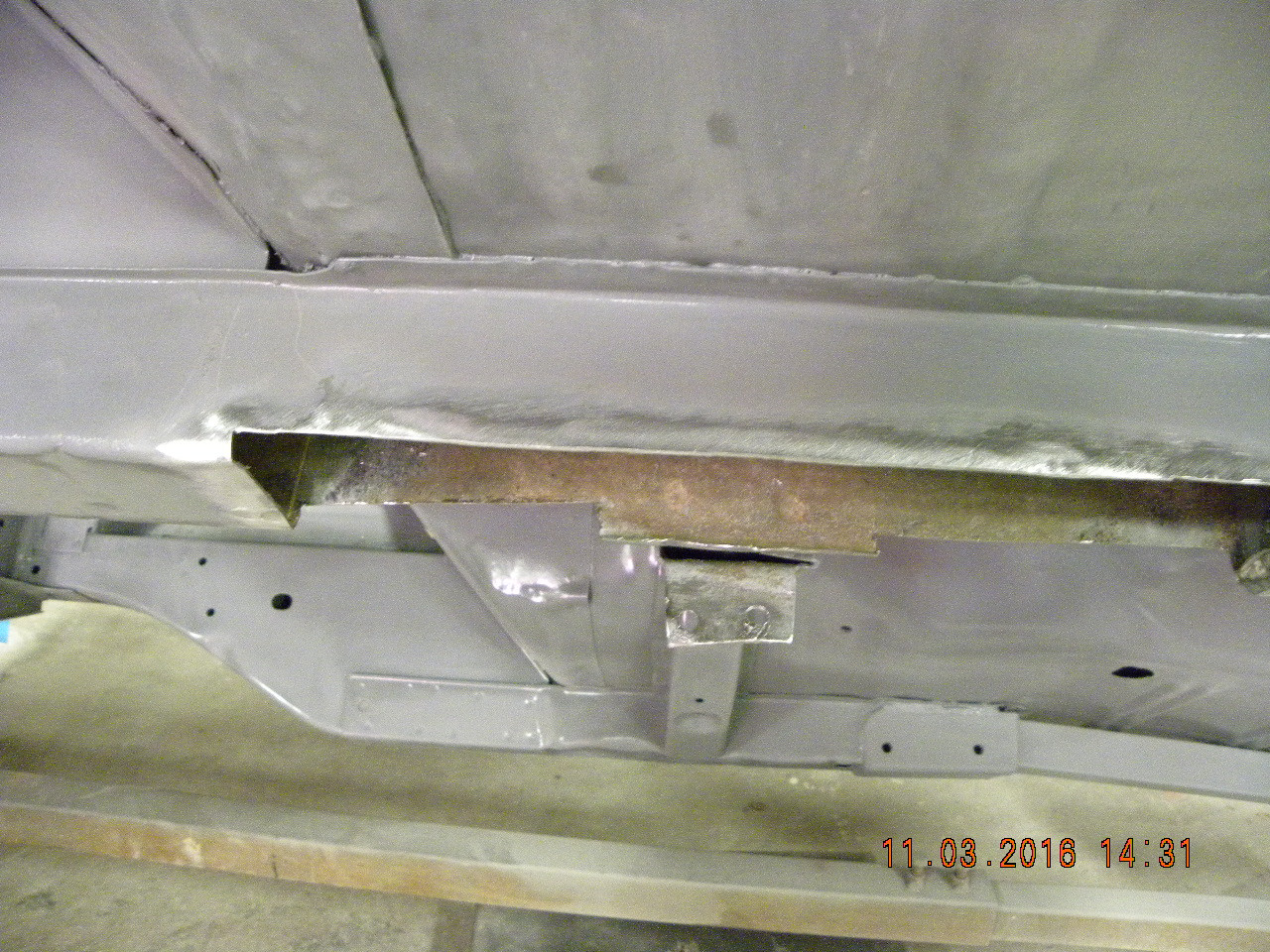Dented Frame Rail repair pictures Vintage Mustang Forums