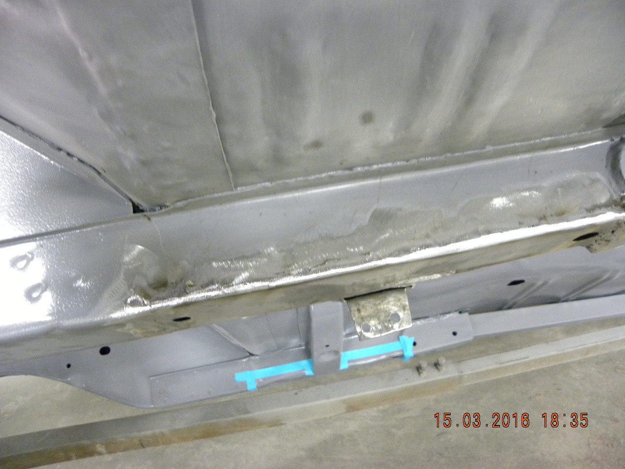 Dented Frame Rail repair pictures Vintage Mustang Forums