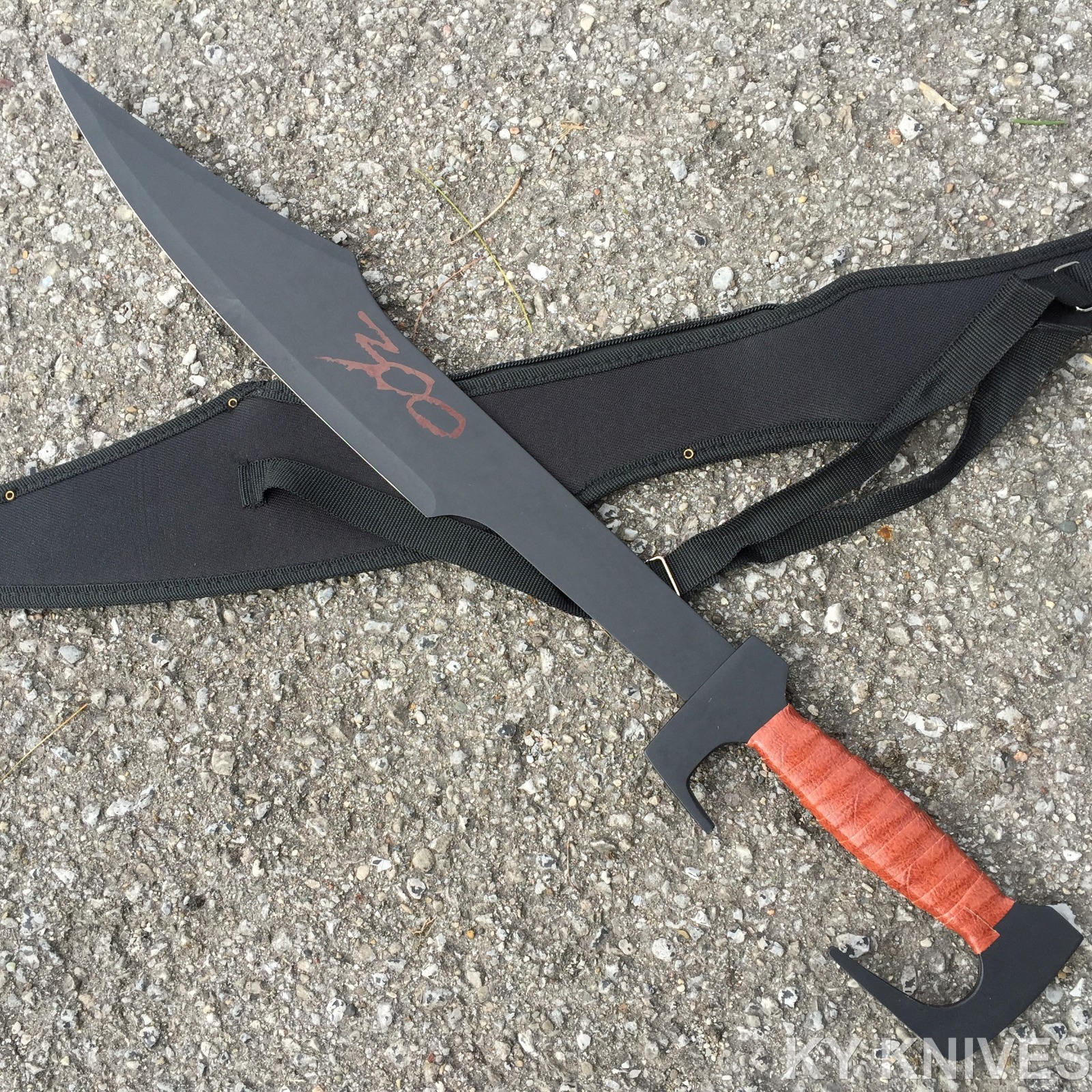 24" Spartan 300 Sword Machete Fighting Hunting Sword W Sheath 4097 eBay