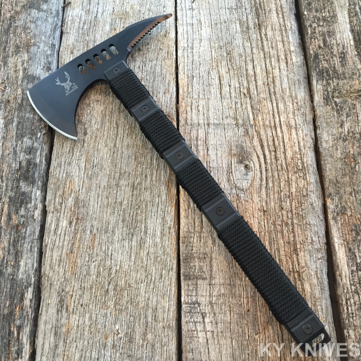 14.5" Survival Tomahawk Combat Throwing Hatchet Hunting Zombie AXE 6185 eBay