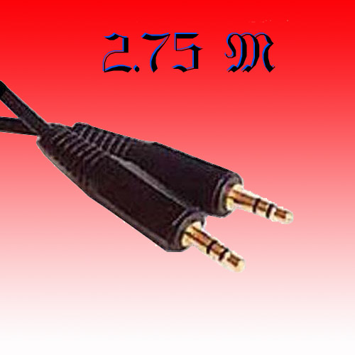 Lead 2.75M/3.5mm 3.5 Stereo Jack to Jack Audio Cable