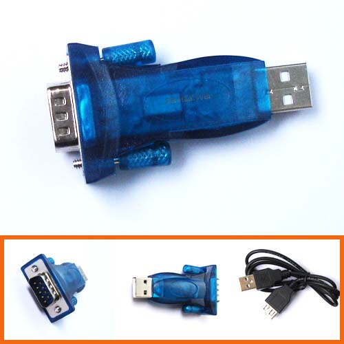 USB to RS232 Serial DB9 9 Pin Adapter + Cable 4 PDA PC