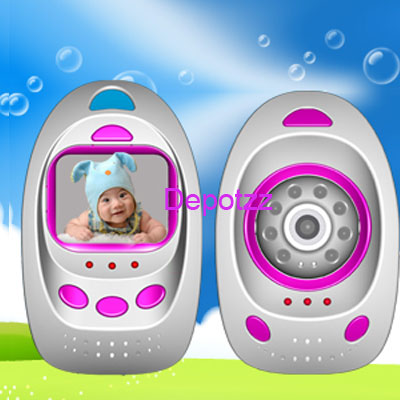 2.5" TFT Wireless Color Baby Monitor Free Interference